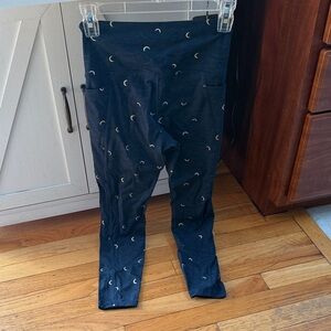 Moon Print Navy Leggings